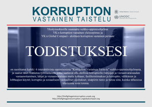 The Fight against Corruption